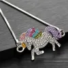 New Fashion High Quality Children Unicorn Adjustable Bracelet Necklace Ring Earrings Set Jewelry Lucky Baby Jewelry Set Gift6283846