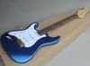 Left Handed Metallic Blue Electric Guitar with Rosewood FretboardWhite PickguardCan be Customized as Request6877450