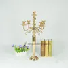 New StyleGold 5 bras candelabrum Canders en métal candelabras en or