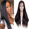 100 Brazilian Virign Remy Human Hair Straight African American Glueless Full Lace Wig Front Lace Wig2099438