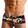 Sexiga Mens Badkläder Baddräkter Låg midja Boxare Beach Strunks Män Swim Shorts Gay Surfbräda Shorts Swim Briefs