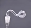 10 14 18mm Male Female glass pipe Clear Thick Pyrex Glass Oil Burner Water Pipes for Oil Rigs Glass Bongs Adapter 30mm Big Bowls for Smoking