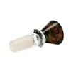 Healthy_Cigarette G042 Smoking Pipe Bowls Wig Wag Glass Bowl 14mm 18mm Male Joint For Water Perc Dab Rig Bong Tool