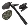 Fold Fold Shovel Spade Uldife Mini funkcjonalne Mini Survival Outrenchowanie Narzędzie Camping Outdoor Garden Shovel z torbą