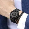 Relógio de bola magnética designer exclusivo quartzo inovar conceitos luxo à prova dwaterproof água homem relógio de pulso venda 2019 eoeo cj191116299t