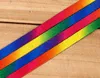 Rainbow Shoelaces плоские красочные модные кроссовки шнурные полосатые шнурки