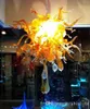 Ручная грудная люстра Современное искусство Стекло освещения Золотые Художественные лампы Flush Установленный потолочный светильник