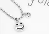 Fashion-Sterling Silver Bracelet luxury jewelry simple bracelet with smile for women /girls New fashion free of ship