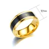 Fashion intelligent Sensing temperature ring Lovers ring titanium steel accessories