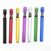 Type de presse portable Métal One Hitter Bat Spring Pipe Snuff Aluminium Fumer Herb Pipe Cigarette Pirogue Pipes Fumer Snuff Snorter sniffer