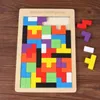 Free shipping Children's Puzzle power puzzle wooden toy Tetris shape Jigsaw game
