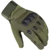 Sport en plein air tactique armée gants Airsoft tir vélo Combat sans doigts Paintball dur carbone Knuckle doigt complet cyclisme Gl3994543