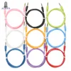 Aux Cable Male to Male Audio Cable color Car Audio 3 5mm Jack Plug AUX Cable For Headphone MP3 300pcs