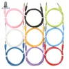 Aux kabel mannelijke naar mannelijke audiokabel kleur auto audio 3 5mm jack plug aux kabel voor hoofdtelefoon mp3 300pcs