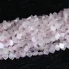 Hurtownie Natural Orygine Purple Pink Kunzite Spodumene Diament Kształt Luźne Koraliki Fit Biżuteria DIY Naszyjnik 16 "05330