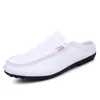 Alta Qualidade dos homens Metade de um pacote de chinelos Moda Confortável Loafer Shoes Flats Sapatos Casuais Homens Tamanho 39 ~ 44