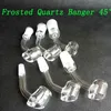 Banger al quarzo da 4 mm di spessore Accessori per fumatori Club Domeless Secchio Chiodo 90/45 gradi 10mm 14mm 18mm Per narghilè Bong d'acqua in vetro Impianti petroliferi