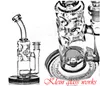 2020 Klein Straight Fab Eggglas Bong Matrix Perc 14mm Joint Rökning Vattenrör Glas Bong Recycler Oil Rigs DAB Rigglasrör
