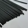 Boa fábrica 100 pçs / lote 3mm 20cm rattan fragrância incenso preto fibra reed difusor substituição recarga varas aromáticas stick258v