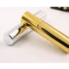 5 ml Opryskiwacz Aluminium Przezroczyste Szklane Butelki Perfumy Butelka Travel Spray Portable Puste pojemniki kosmetyczne z aluminiowym opryskiwaczem Rra966