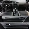 Inredning Sport Röd kolfiberskydd Klistermärken Fibra Decaler Auto Car Styling för VW Volkswagen Golf 7 MK7 GTI Tillbehör