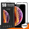 Dla iPhone'a 12 Pro Max 11 x XR 7 8 5D szkło hartowane Pełna pokrywa Curved Film Screen Protector dla iPhone 6 6S 7 8 PLUS z pakietem