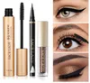 Profesjonalny zestaw do makijażu oczu Glitter Eyeshadow Black Eyeliner Mascara Make Up Eye Shadow Kit Marka Wodoodporna Kosmetyka