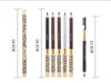 Amphidrome Leopard Crayon à sourcils Sourcils long usure durable étanche stylo 5 couleurs couleurs mélangées de haute qualité