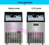 Qihang_top 55 / 68 / 80kgs / 24H 상업 큐브 아이스 메이커 / 사각 아이스 블록 기계 전기 / 아이스 큐브 메이커 바 및 주스 가게