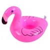 Uppbl￥sbar dryckh￥llare Pool Floats Cup Holders Flamingo Unicorn Coasters for Children Swimming Toys Party Supplies