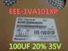 المكونات الإلكترونية 50pcs / lot المكثفات EEE-1VA101XP 100UF 20٪ 35V