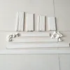 10 stks / partij Vazen Goud / Wit Bloem Stand Metalen Road Lood Bruiloft Middelpunt Tafel Bloemrek voor Event Party Decoration