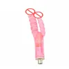 Le plus récent double godes masturbateur double tête gode réaliste plaisir vaginal et anal accessoires de machine de sexe produits pour adultes2515384