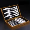 Stainless Steel Cutlery Set Western Style Steak Knife And Fork Set Knife Fork and Spoon Dinnerware Sets with Gift Box GGA2129