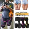 Free DHL Neoprene Sweat Thigh Trimmers Leg Shaper Body Slimming Belt Control Fat Burning Wraps Thermo Belt Waist Trainer Faja Shapewear