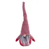New Faceless Doll Pendent Christmas Striped Cap Faceless Doll Xmas Tree Hanging Ornament Decoration Gnome Old Man Dolls