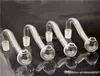 Glass Oil Burner Pipes With 10mm 14mm 18mm Male Female Bubbler Smoking Water Pipe banger nail for dab rigs 10pcs