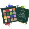 UCANBE BACK TO SCHOOL trucco Ombretto Palette Occhi verdi 16 colori pressati ombra di scintillio luminoso di luccichio degli occhi opaca pigmento 20pcs / lot DHL