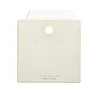 8x8 cm bianco fai da te in bianco orecchino collana fermaglio per capelli carta display gioielli imballaggio organizzatore anti-perso appeso carta carta imballaggio tag