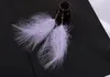 Ins Fashion Super Fairy Feather Tassel Lång Örhängen European och American Retro National Wind Beaded Net Red Earrings WY489