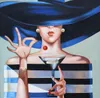 Helt ny högkvalitativ 100% handmålade moderna abstrakta oljemålningar på dukfigurer Målningar Vacker flicka hemvägg dekorkonst z1054
