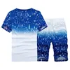 2020 Summarstwa Nowe krótkie zestawy mody Mężczyzn T Shirt Casualne garnitury do chińskiego stylu Pants 4XL237B