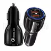 3 USB -мобильный зарядной зарядные устройства автомобильный зарядный устройство Auto Power Adapter для iPhone 7 8 x 11 12 13 Samsung S7 S8 Android Phone GPS Mp3