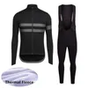 2020 Rapha Team Cycling Winter Thermal Fleece Jersey Bib Pants Set Maillot Ciclismo Abbigliamento bici traspirante 91004f6303665