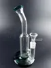 Enorme basisglas waterpijpen waterpijpjes groene heady olie dab rigs 9,5 inches bong voor roken accessoires