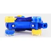 Inline Rolschaatsen Kinderen Dubbele Rij Figuur Schoenen Twee Lijn Schaatsen Patines Unisex Licht PU Wielen Skate Rood Blauw IB1071