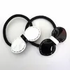 5.5X2.5CM Simple bow black and white acrylic hair rope rubber bands C head rope hairpins for ladies favorite headdress fashion jewelry