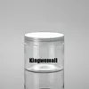 Pot vide pour crème PET, capacité 300g, 150ml, avec couvercles transparents, pour emballage cosmétique, vente en gros, 150 pièces/lot, GTH03