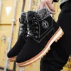 Men's boots men's casual fashion snow boots fashion warm shoes winter men's comfortable high help Martin boots