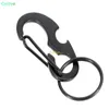 Black Beetle Outdoors Carabiner Portable Type D Boucle Métalle Fast Fixen Key Ring Bottle Opender Spring Hook Fonction Gadgets Outdoor